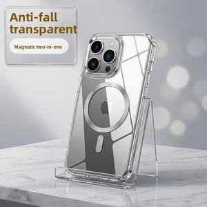 <span class=keywords><strong>Coque</strong></span> magnétique 2-en-1 PC+TPU ultra-fine haute transparence pour 14 Plus, moulage par injection, compatible avec les options personnalisées - Product Image 1