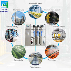 Équipement industriel de purification d'eau 500 1000 LPH Système d'osmose inverse Purificateur d'eau pure Machine RO Installation de traitement de l'eau - Product Image 5
