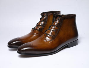 Chaussures Oxford classiques personnalisées de haute qualité, à enfiler, en cuir véritable, élégantes, décontractées, formelles, pour les occasions professionnelles - Product Image 5