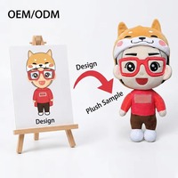 Jouet anti-stress en peluche personnalisé avec logo, en coton PP, design mignon, best-seller