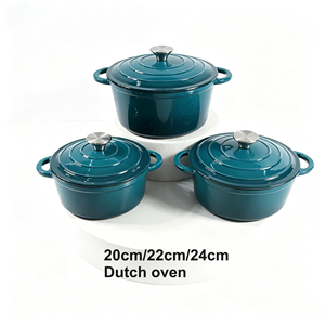 Ensemble de casseroles antiadhésives 4 pièces, casseroles de cuisson, compatibles four, en fonte, pour cuisinière à <span class=keywords><strong>induction</strong></span> et à gaz - Product Image 4