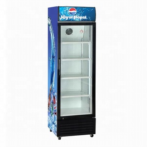 Chất lượng cao đôi cửa kính mềm uống Máy làm lạnh để bán - Product Image 3