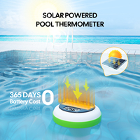 Ensemble de thermomètre solaire pour piscine INKBIRD IBS-P04R 300m IP68 Détecteur de température de l'eau TDS EC 3 en 1 Moniteur de qualité de l'eau
