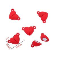 Usine bricolage mode gros coeur magnétique or amour pendentif fermoirs pour la fabrication de bijoux