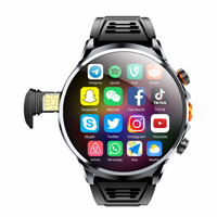H18 Montre Connectée 4G LTE Grand Écran 8Go+128Go avec WIFI GPS Caméra Supporte TikTok YouTube Carte SIM Android Smartwatches