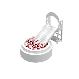 Juego de equipos de juego suave comercial para niños, casa de rebote de PVC para interiores con pozo de bolas de doble deslizamiento para el hogar Adventure Park Renta - Product Image 1