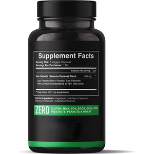 Oem Odm Zag Palmetto-Capsules Ter Ondersteuning Van De Gezondheid Van De Prostaatfunctie Kruidensupplement Capsules Zagen Palmetto-Pillen - Product Image 2