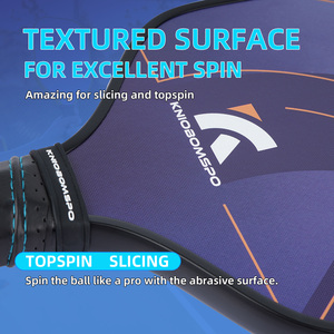 Raquetas de fibra de carbono con patrón innovador para adultos y niños, conjunto de 2 y 4 bolas, superficie esmerilada, Pickleball, <span class=keywords><strong>2023</strong></span> - Product Image 5