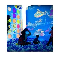 Balle lancer mur de Projection interactif jeux pour enfants tir équipement de jeu mural interactif aire de jeux intérieure