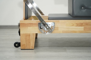 Cama de Pilates de Madera de Roble con 5 Resortes Alemanes Reforzados, Reformer de Pilates Profesional, Set con Certificación CE ISO - Product Image 3