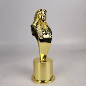 Trofeo de estatua de Faraón Egipcio de Metal personalizado para Arabia Saudita y países de Oriente Medio Premios Medallas y placas - Product Image 6