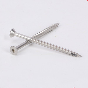 <span class=keywords><strong>Vis</strong></span> à bois autotaraudeuses à tête fraisée à rainure carrée en acier inoxydable pour assembler des <span class=keywords><strong>meubles</strong></span> - Product Image 5