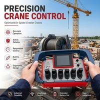 Control Remoto Inalámbrico Industrial Profesional de Largo Alcance de 500 m para Grúa Torre NM-042