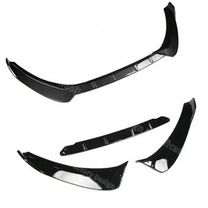 3 pièces Lame de pare-chocs avant pour 2013-2021, Spoiler inférieur, Diffuseur, Plaque de protection, Jupe de pare-chocs, Kit carrosserie, Tuning extérieur, Pièces automobiles - Product Image 3