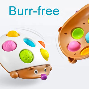 Juguetes Montessori de Silicona con Forma de <span class=keywords><strong>Erizo</strong></span> para Bebés y Niños, Juguetes Antiestrés para Presionar con los Dedos, Juguetes de Burbujas - Product Image 5