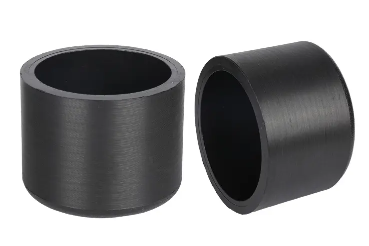 ASTM F714 D3261 PE100 Inch Size Butt Fusion End Cap With SDR11 PE Adapter Flange For HDPE PIPE Plastic Tubes
