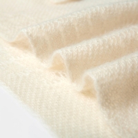 Écharpe triangulaire 100 % cachemire tricotée à motif losanges ajourés et bord festonné, légère, pour femme, idéale pour l'hiver – Meilleure vente