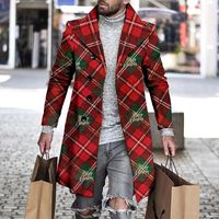 Manteau mi-long de haute qualité pour hommes pour les affaires décontracté hiver chaud longue longueur