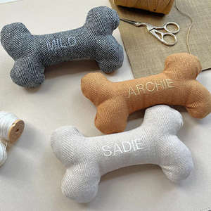 高級エコフレンドリー多様なデザイナーによる犬用骨型おもちゃ、カスタムデザインペット用ぬいぐるみ、子犬用アクセサリー、パーソナライズされた日常使い - Product Image 4