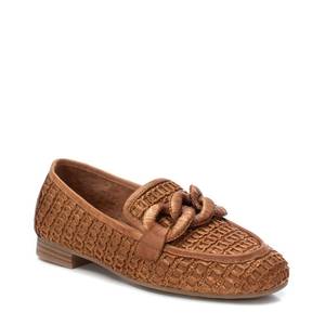 Mocassini da Donna Carmela in Pelle Beige, Scarpe Casual con Suola Piatta - Product Image 3