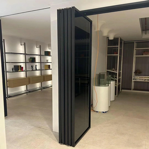 Salle de bain MapleMiles Nouveau design 70 mm <span class=keywords><strong>Porte</strong></span> <span class=keywords><strong>coulissante</strong></span> en aluminium étanche en verre - Product Image 3