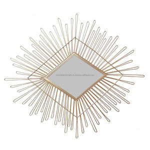 Miroir doré antique pour le salon, miroir ovale vintage à cadre doré, grand miroir doré décoratif pour décoration murale - Product Image 3