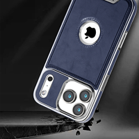 Étui de téléphone en cuir PU magnétique électroplaqué Denior, compatible avec la charge sans fil, pour les séries Apple 18/17/16/15/14/13/12