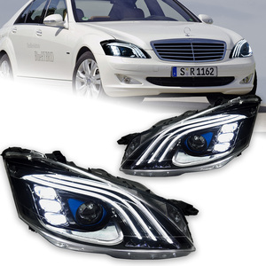 Đèn pha AKD Car Styling dành cho Benz W221, đèn pha 2006-2009 S300 S400, đèn LED DRL, kiểu Maybach, thấu kính Projector - Product Image 2