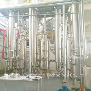 高品質自動三重効果強制循環薄膜真空蒸発器エンジン蒸気動力ステンレス鋼 - Product Image 4