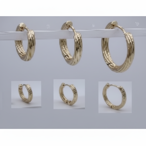 Eleganti orecchini a forma di diamante placcati oro rosa e bianco 14K/18K placcato oro alla moda con taglio principessa che eleva il tuo Look generale - Product Image 1