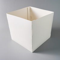 Boîtes d'expédition alimentaires carrées jetables en carton blanc, personnalisables – Offre Spéciale