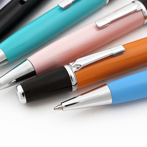 Stylo à bille en métal en gros pour usine avec logo personnalisé pour l'école - Product Image 4