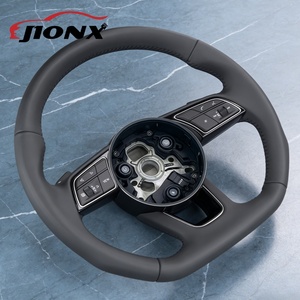 Venta Directa de Fábrica, Venta al por Mayor y al Detal, Volante de Cuero Negro Personalizado para Modelos Audi A3 A4 A4L A5 A7L A8 Q5 Q7 B9 <span class=keywords><strong>A6</strong></span> R8 TT - Product Image 6