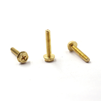 Vis à tête hexagonale en laiton H59 H62 et acier inoxydable 304, tailles M1.6, M2, M2.5, M3, M4, M5, M6 # 6 # 8 # 10 Vis à tête cruciforme M5*16 M5*20