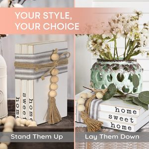 Décoratif en bois Your <span class=keywords><strong>Home</strong></span> <span class=keywords><strong>Sweet</strong></span> <span class=keywords><strong>Home</strong></span> - Farmhouse Book Decor Your <span class=keywords><strong>Home</strong></span> <span class=keywords><strong>Sweet</strong></span> - Product Image 4