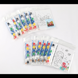 Kit de peinture par numéros DIY de haute qualité 13x18cm, éléphant, peintures acryliques, panneau de densité, <span class=keywords><strong>toile</strong></span> d'impression pour enfants, jouets éducatifs - Product Image 6