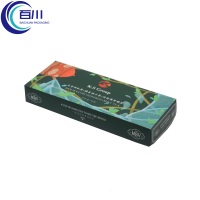 Caja de Regalo Plegable Portátil Premium con Tapa y Separador Inferior, Personalizada en CMYK, con Bandeja Interior para Productos de Té o Chocolate
