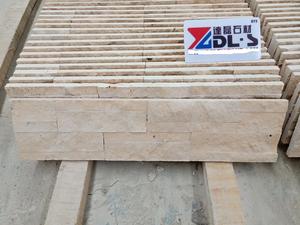 中国タンブルクリームライムストーン自然な外観薄い石のベニヤベージュスレート文化レッジ石の壁のクラッディング - Product Image 5