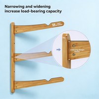 Supports muraux en bois, supports pour planches de surf, support mural pour planches de surf fonctionnant comme un support pour shortboard, skimboard et longboard