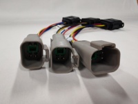 Adaptateur de connecteur Deutsch DT vers AMP 4 broches, faisceau de câblage étanche de 15 cm pour machines agricoles, camions et équipements lourds