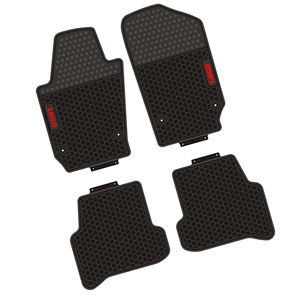 Tappetini Auto Impermeabili e Antiscivolo per Tutte le Stagioni, Set Completo di 4 Pezzi Spessore 10mm per <span class=keywords><strong>SKODA</strong></span> <span class=keywords><strong>FABIA</strong></span> - Product Image 1