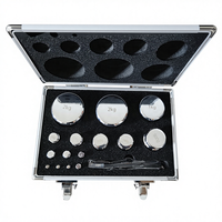 Juego de Pesas de Calibración Estándar M1, Bloque de Pesas de Calibración de 6 kg, Aluminio Cromado, Contrapeso para Báscula Electrónica, 1g-2kg