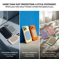Support de téléphone magnétique mains libres à ventouse pieuvre, coque fine en silicone liquide pour iPhone 17, pour tournage, maquillage, douche, miroir