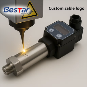 Transmisor de Presión Digital Odm 0-10 bar 4-20 mA con Pantalla IP65 ATEX 0.5%FS para Visualización de Presión en Tuberías - Product Image 6