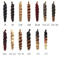 Cheveux synthétiques bouclés en spirale de 10-12 pouces, 75g, style queue de cheval, boucles italiennes lâches et soyeuses, pour tresses au crochet - Boucles Italie