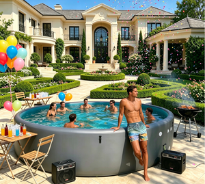 <span class=keywords><strong>Piscina</strong></span> Elevada de PVC Resistente <span class=keywords><strong>con</strong></span> Tecnología Drop Stitch, Incluye Todo Tipo de Accesorios para <span class=keywords><strong>Piscina</strong></span>, <span class=keywords><strong>Piscina</strong></span> Inflable Familiar - Product Image 4