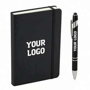 Custom Logo A5/A6 Hardcover Address <b>Book</b> Notebook Leather Promotional Business Gifts - Product Image 1