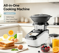 Robot culinaire simple d'utilisation, 14 programmes prédéfinis, 3,5 L, pour cuire, préparer des desserts, pétrir la pâte, prise en charge multilingue pour explorer divers plats créatifs