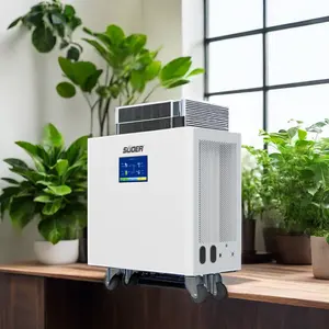 SUOER 5KW sistema di energia solare pacchetto completo 5kw sulla rete sistema di accumulo di energia 12v