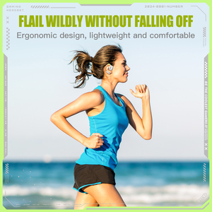 ONIKUMA <span class=keywords><strong>T25</strong></span> AI Translator OWS Écouteurs sans fil Blue Tooth 5.4 Air Conduction Noir Vert Sport Touch Headphones - Product Image 5